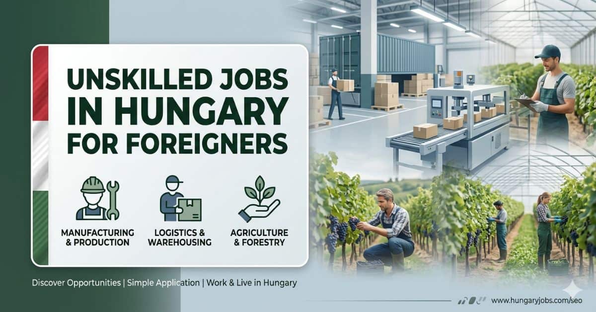 Unskilled Jobs in Hungary for Foreigners