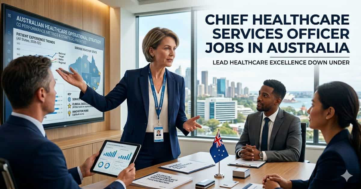 Chief Healthcare Services Officer Jobs in Australia
