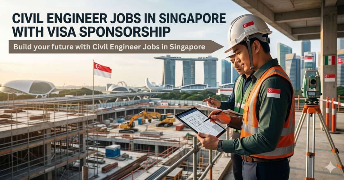 Civil Engineer Jobs in Singapore with Visa Sponsorship